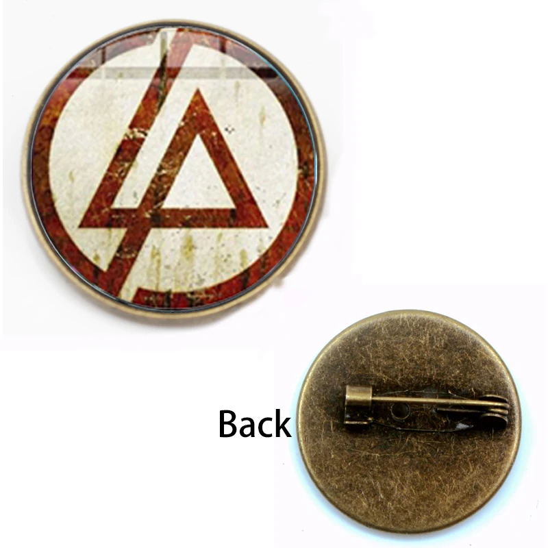Новая Винтажная брошь Linkin Park, браслеты с логотипом, Честерз Беннингтон, античная бронза с покрытием, для мужчин и женщин,, ювелирный сувенирный подарок