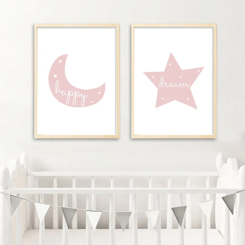 Детская Настенная картина для детской комнаты плакаты на холсте с цитатами