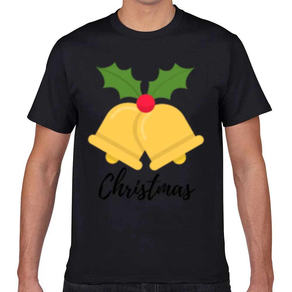 

Мужская Желтая футболка с принтом «колокольчики»