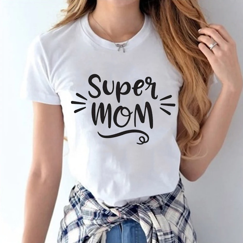 Mama Square Women Tshirt Cotton Casual Funny T Shirt Gift for Lady Yong Girl Top Tee Drop Ship Super MOM Sexy Clothes | Женская одежда