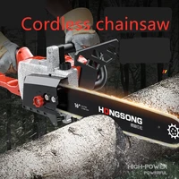 cordless chain saw brushless motor power tools 42v li ion cordless electric chainsaw garden power tools
