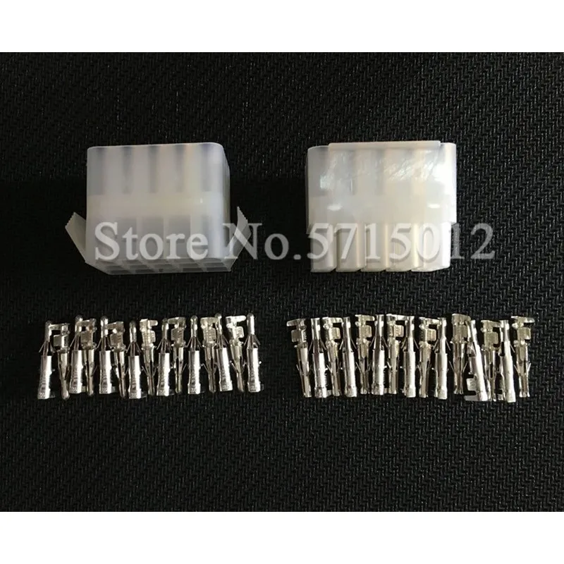 

5 set 15 Hole 15 Way Female and Male Big Tamiya Connector Kits Large Tamiya L6.2 6.2MM Socket Plug