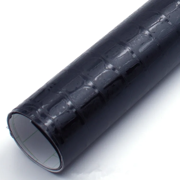 Пленка из крокодиловой кожи с узором для кузова автомобиля крутая Черная