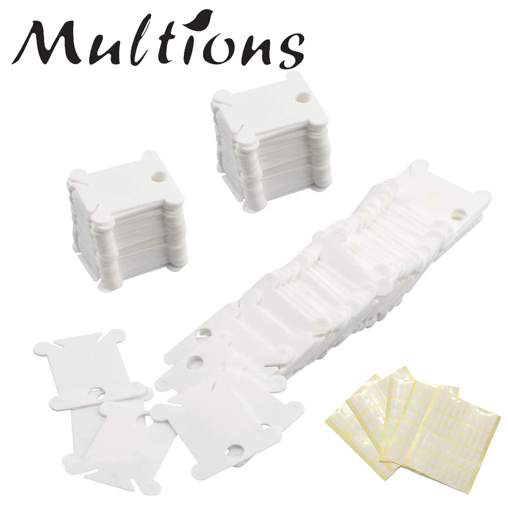 30 шт. нить для Шпульки вышивка шпульки с нитью органайзер и 160 количество наклейки