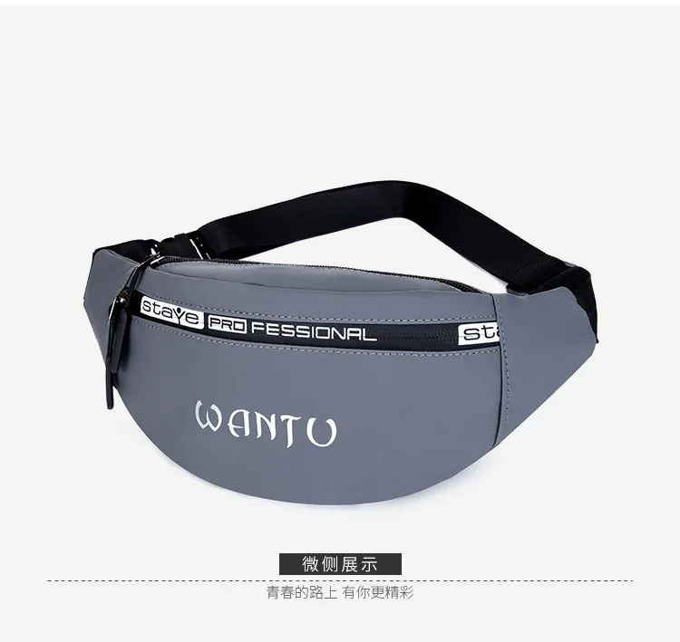 

Waist bag customized new fashion waist bag personalized letter chest bag fashion mobile phone waist bag leisure messenger bag