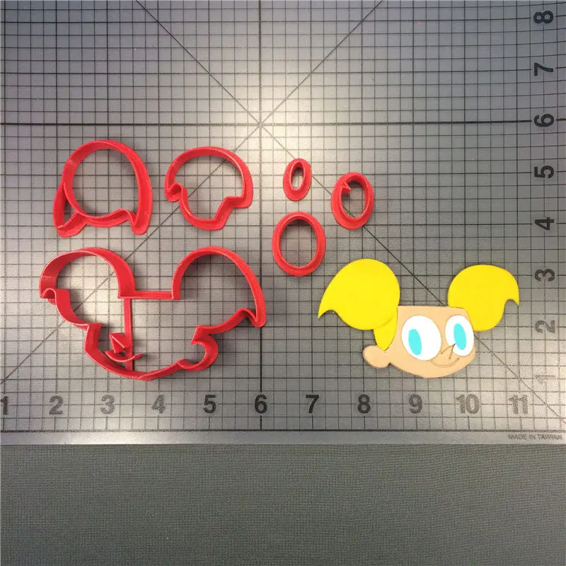 Лабораторный резак для печенья с героями мультфильмов Dexter изготовленный на