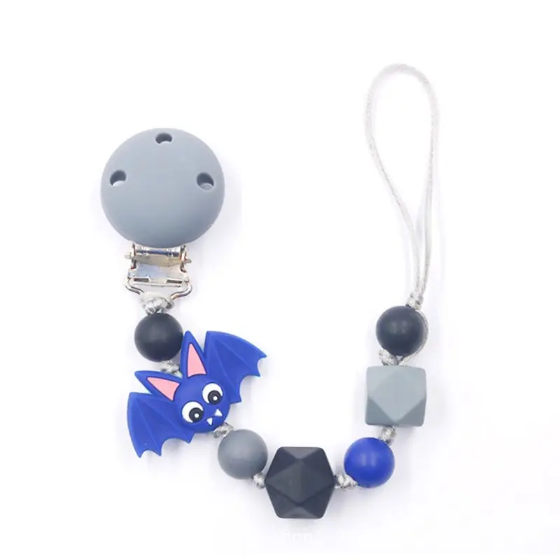 

Silicone Beads Pacifier Clips Chain For Infant Feeding Toddle Chew Toy BPA Free