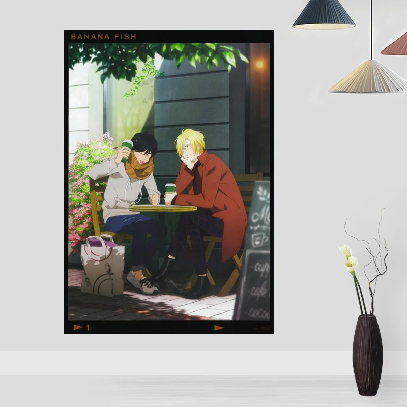 

New Banana Fish Posters On The Wall Modern Anime/Movie/Abstract Rectangle Poster Canvas Fabric Cloth Wall Art Unframed 0224