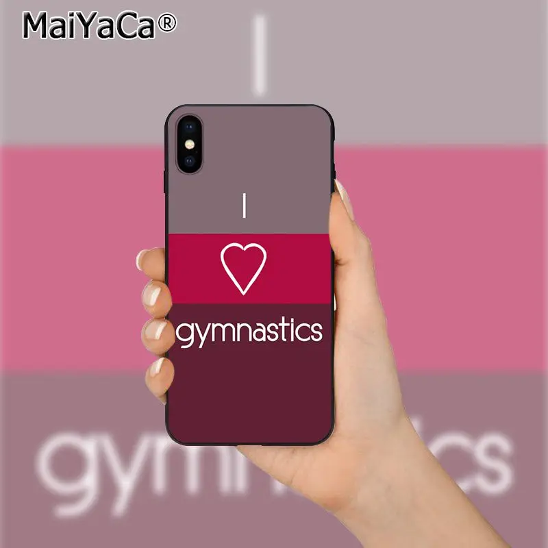 Мягкий силиконовый чехол MaiYaCa I Love для iPhone 8 7 6 6S Plus 5 5S SE XR X XS MAX|Чехлы-накладки| |