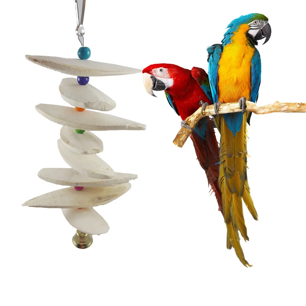 

Cuttlefish Bone Bird Toy Parrot Chew Toy Calcium Molars Squirrel Bite Molars Squirrel Hanging String For Calcium Supplementation