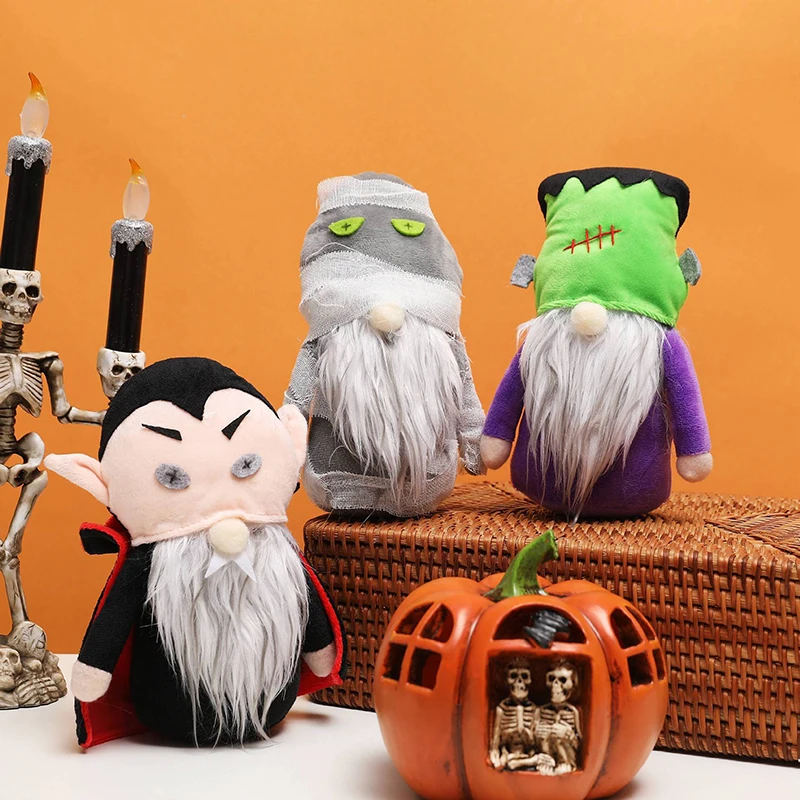 

1 шт. кукла без лица, гномы на хэллоуин, плюшевые рождественские подарки для детей, декор для стола, украшение для стола франкенштейн, поделки...