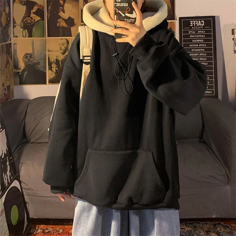 

Autumn Hoodies Colorful Women Loose Female Male Ladies Sweatshirts Japan Fashion Men Women New High Street Harajuku Hoodie