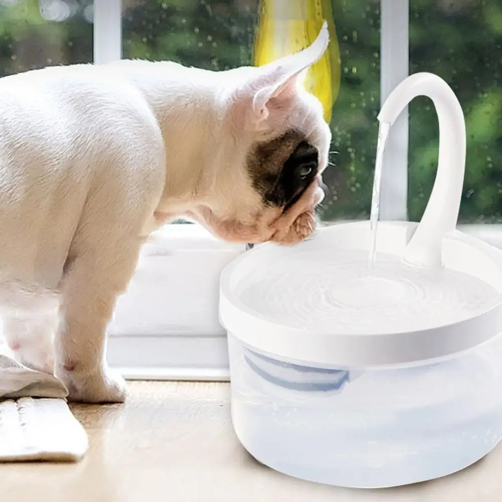 

Cat Feeder Pet Cat Fountain LED USB Powered Automatic Water Dispenser Cat Dog Water Fountain Filters Activated Carbon Filter