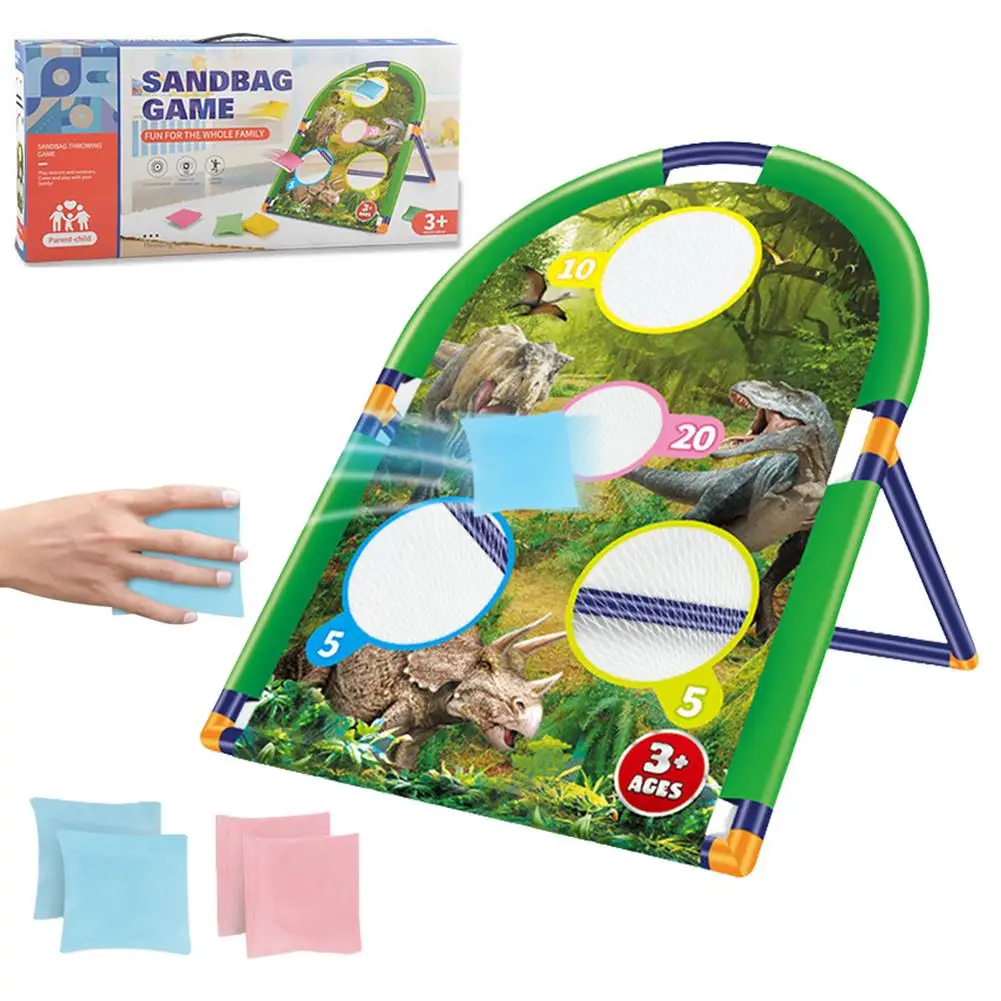 

Bean Bag Toss Game Party Carnival Games Birthday Christmas Outdoor Fun Toys Dinosaur Ball Dart Game Set For Kids Toddlers Ages