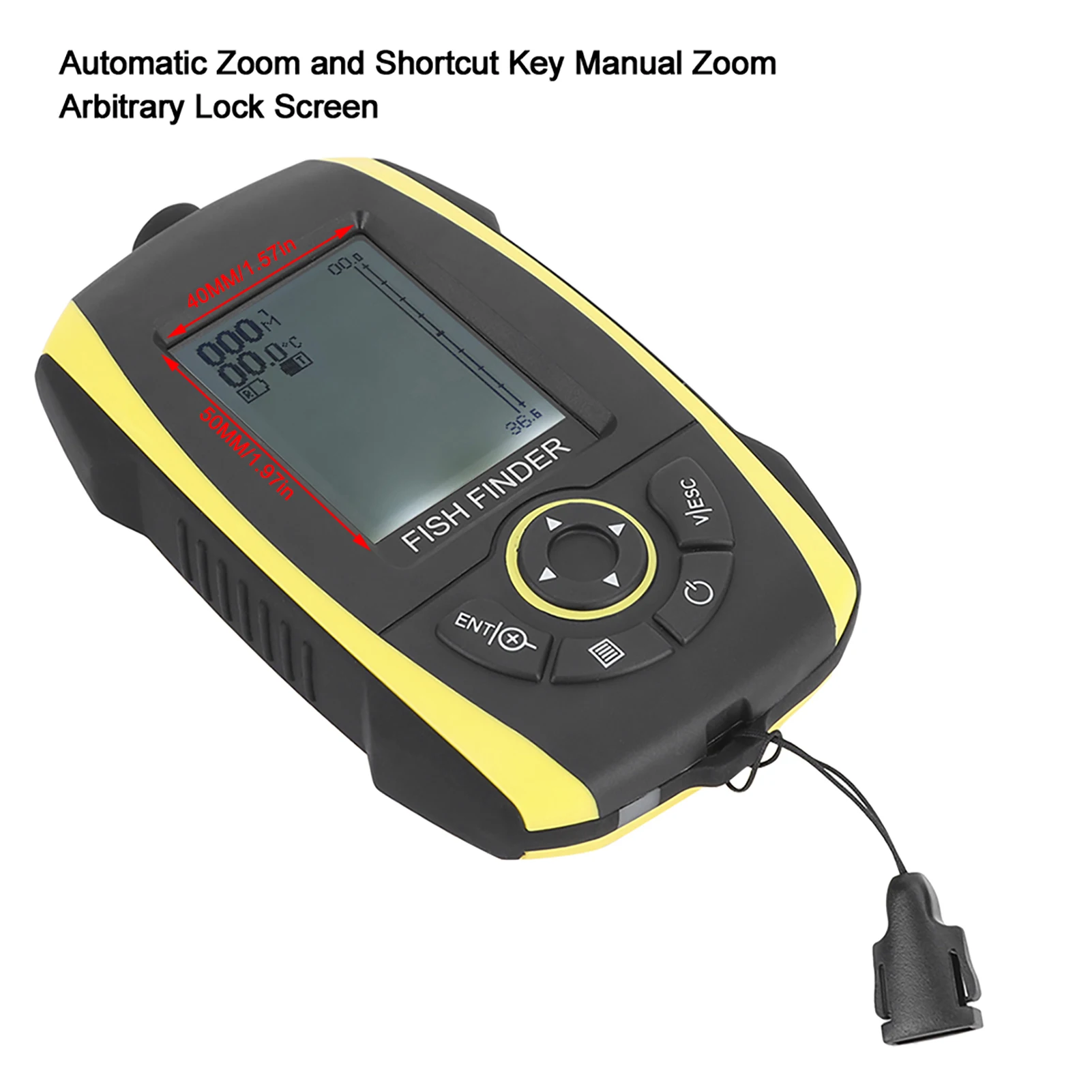 Беспроводной эхолот для глубоких вод FF268W держатель лодок морских яхт|Морское