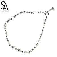 sa silverage s925 sterling silver sparkling bracelet series korean simple flash cut olive pearl jewelry wholesale luxury jewelry