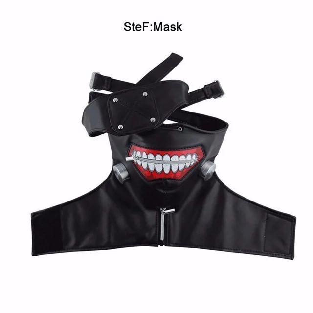 JP Аниме Токийский Гуль Кен канеки Косплей Костюм Полный комплект черная кожаная