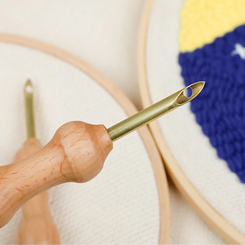 Регулируемый удар иглы валяния Нитевдеватель набор швейный пробойник аксессуар