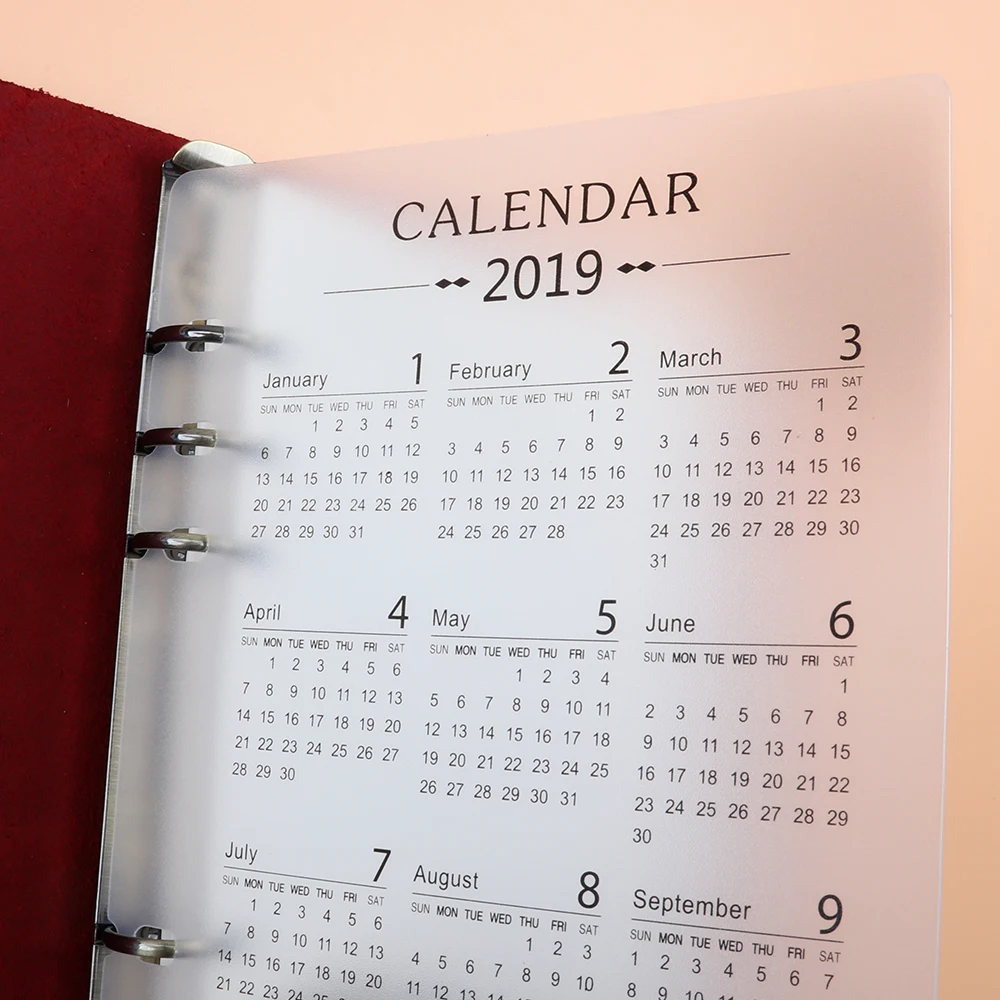 Календарь 2020 полипропиленовая тарелка Kalendar матовый защитный внутренний