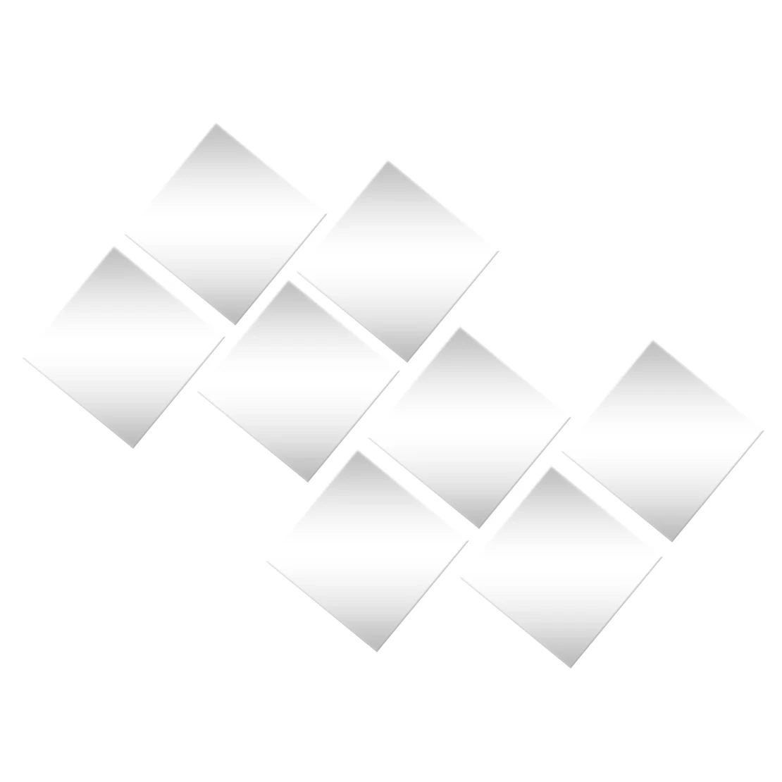 

Зеркальная Наклейка на стену, 30x30 см, 8 шт.