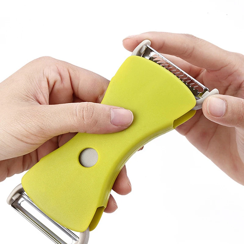 

Vegetable Fruit Potato Peeler Cutter Household Ceramic Gadget Peeling 2 in 1 Portable Home Kitchen Tools Accessories