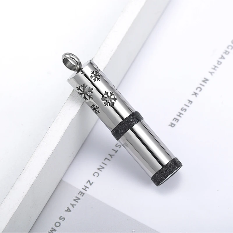 Essential Oil Storage Bottle 8ML Diffuser Necklace 316L Stainless Steel Round Shape Aromatherapy Pendant Jewelry | Украшения и