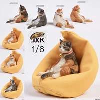 16 jxk033 lazy cat series beauty short with lazy sofa pet cat model decoration