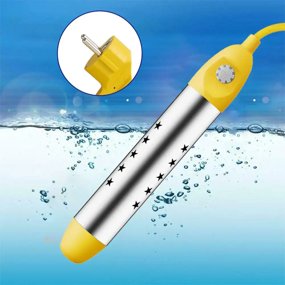 

ЕС 220V 2000 - 2500W плавающий электрический водонагреватель Бойлер Нагревательный Портативный погружения подвеска Ванна, бассейн