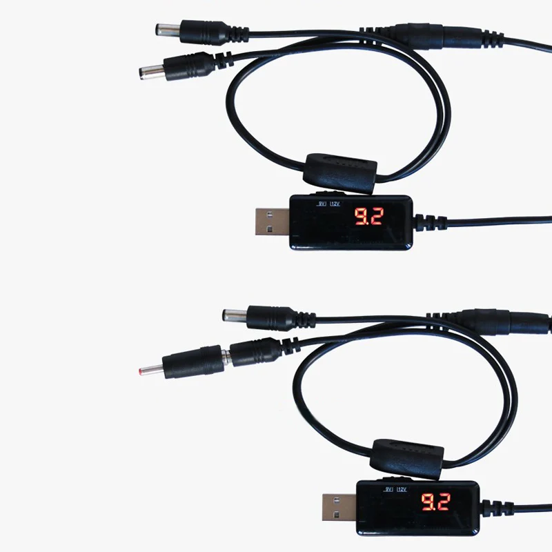 USB Напряжение шаг конвертер Кабель Питание кабель 5V DC/DC 9V 12V с блоком питания