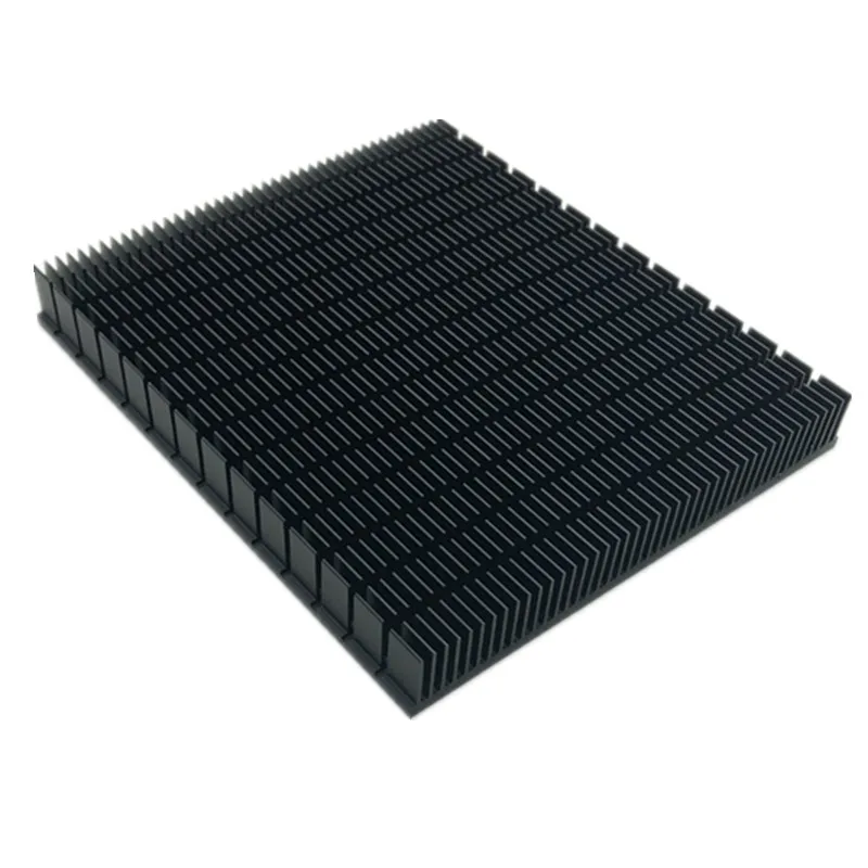 Высококачественный Мощный алюминиевый радиатор 150*130*17 мм из алюминия черный 1