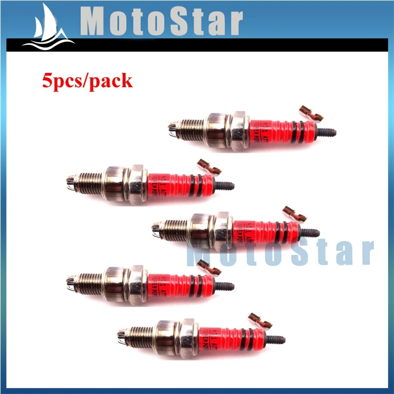 Трехэлектродная Свеча зажигания A7TC для 50cc 70cc 90cc 110cc 125cc моторный питбайк