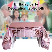 50hottable cover shiny tear resistant pet disposable convenient table decorative cloth for party