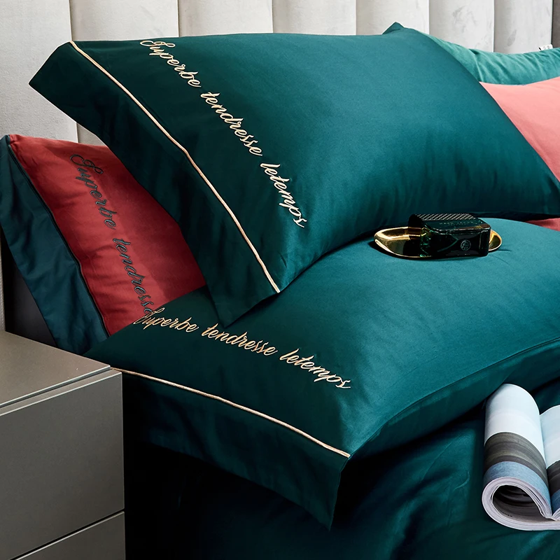 Новые постельные принадлежности из египетского хлопка 600TC набор постельного