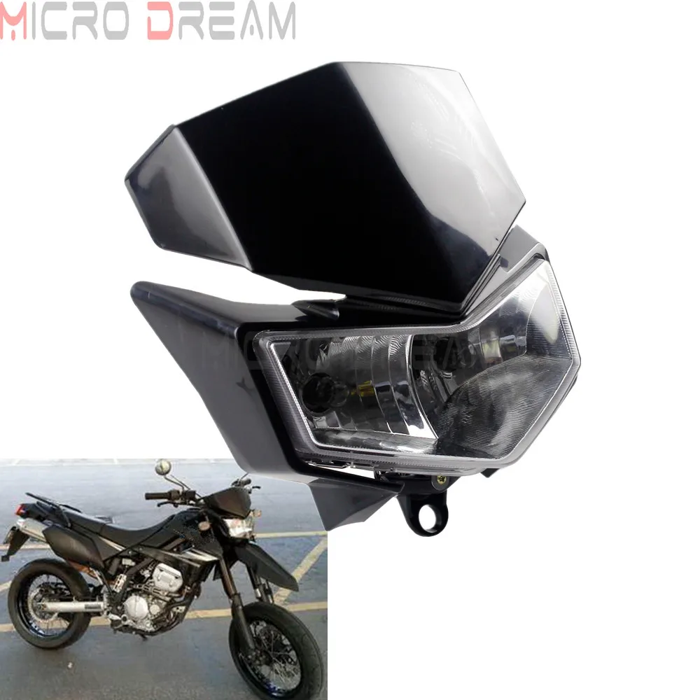 Motorcycle Off Road Twin Dual Headlight For Kawasaki KLX 250 250S 250SF D-Tracker X 250 Dirt Bike Motocross Headlight Fairing