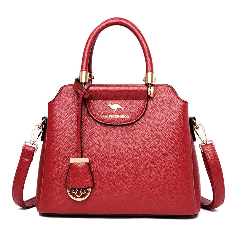 

Large Capacity Luxury Handbags Women Bags Designer Soft Leather Shoulder Bags for Women 2020 Simple Female Branded Crossbody Bag