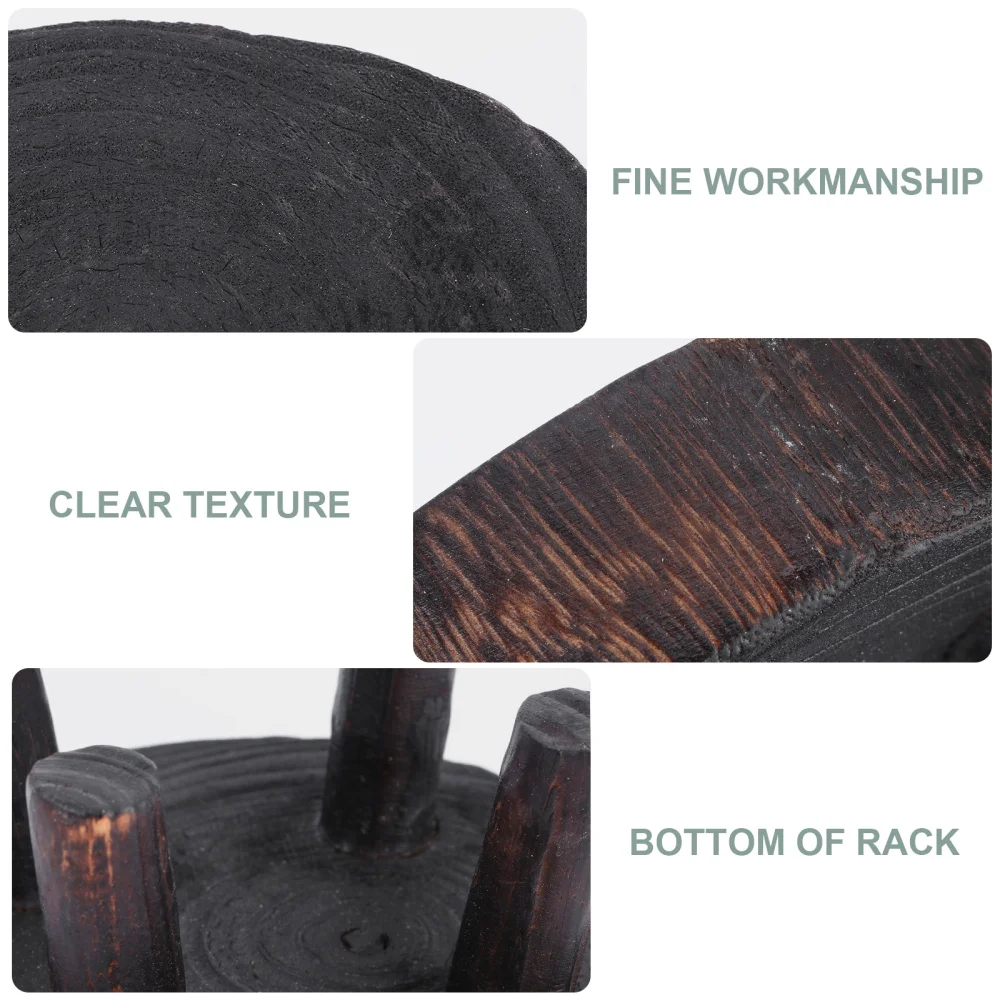 

1Pc Decorative Flowerpot Holder Creative Stool Storage Rack Home Candle Holder