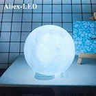 Новый светодиодный Луна лампы Новинка Ночной светильник 810 см домашний Спальня прикроватный стол светильник сна защита глаз настольные лампы для детей подарок