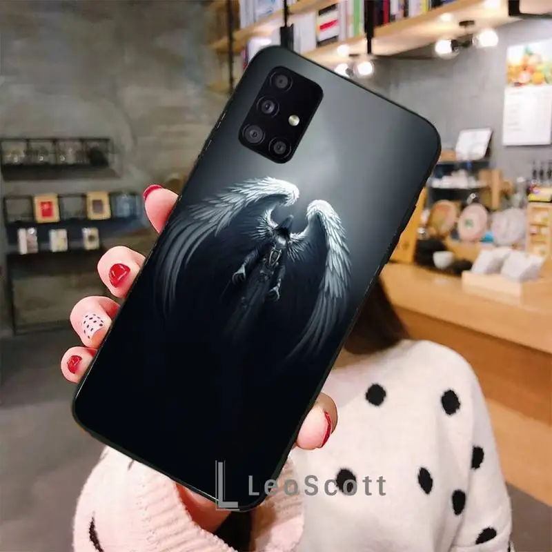 

Anime Power God Dominator Angel Phone Case For Samsung galaxy S 7 8 9 10 20 edge A 6 10 20 30 50 51 70 note 10 plus