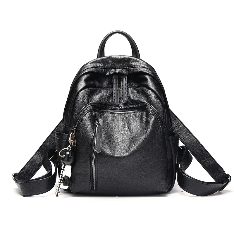 Женский рюкзак, повседневный многофункциональный женский кожаный рюкзак, женская сумка через плечо, сумка для путешествий, новинка