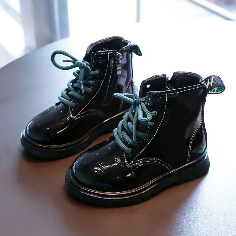 

Детские Водонепроницаемые кожаные ботильоны, на возраст 1-6 лет