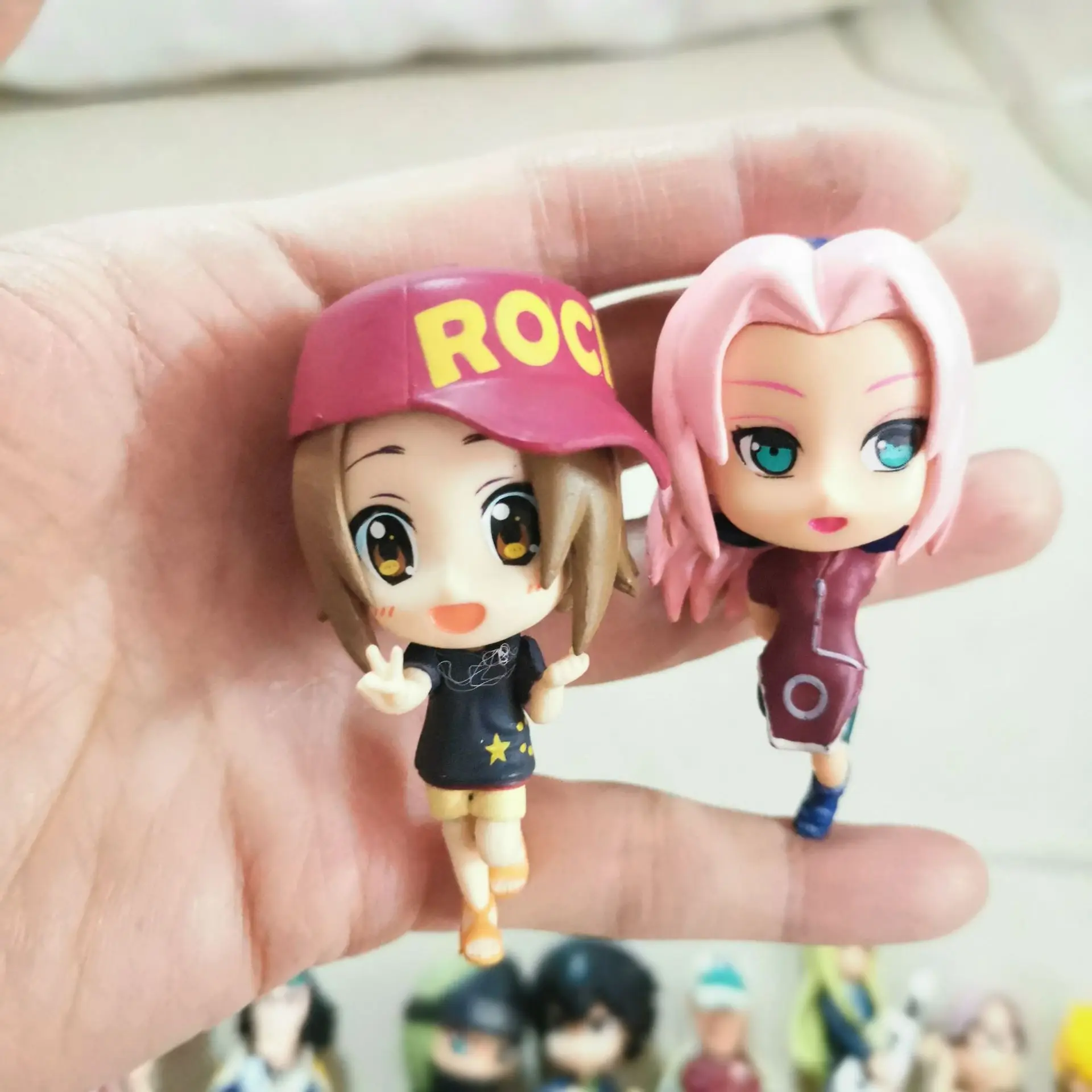 

50pcs/Lot One Piece Action Figure Luffy Nami Robin Zoro Sanji Chopper Usopp Brook Franky Pirates Anime Model Toys
