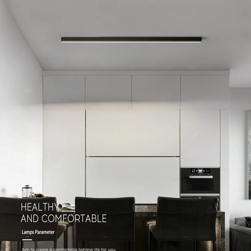 $57.00 Living room without main light lighting minimalist ceiling light aisle balcony bedroom dining room surface mounted linear light