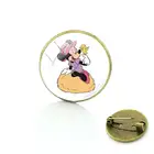 Модная трендовая брошь Disney, брошь со стеклянным куполом, прищепка, Античная Медная брошь с анимационным изображением персонажа, ювелирные изделия