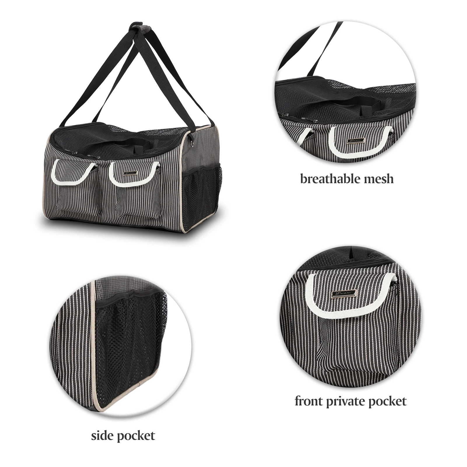 Travel Car Dog Bag Breathable Folding Hammock Hanging Portable Pet Carrier Carrying Handbag for Cats Dogs Supplies | Дом и сад