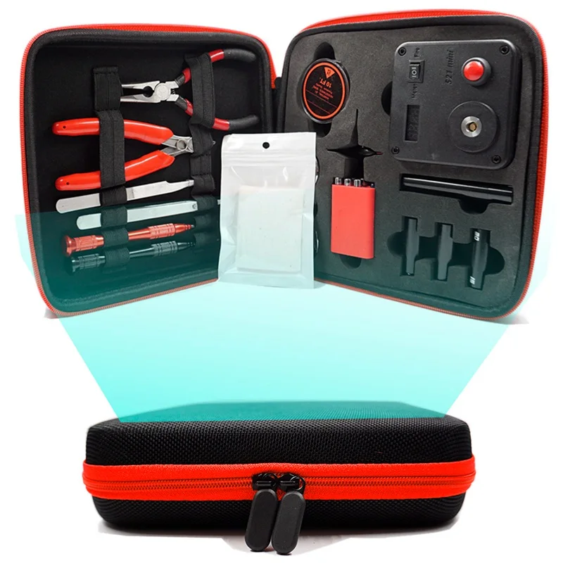 

Update Coil Master V3 DIY Kit All-in-One CoilMaster V3+ Electronic Cigarette RDA Atomizer coil tool bag Accessories Vape vaper 5
