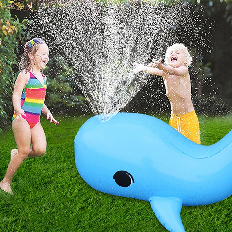 

Children's Summer Inflatable Sprinkler Toy Outdoor Spray Toy Lawn Water Dolphin Sprinkling Mat For Kid
