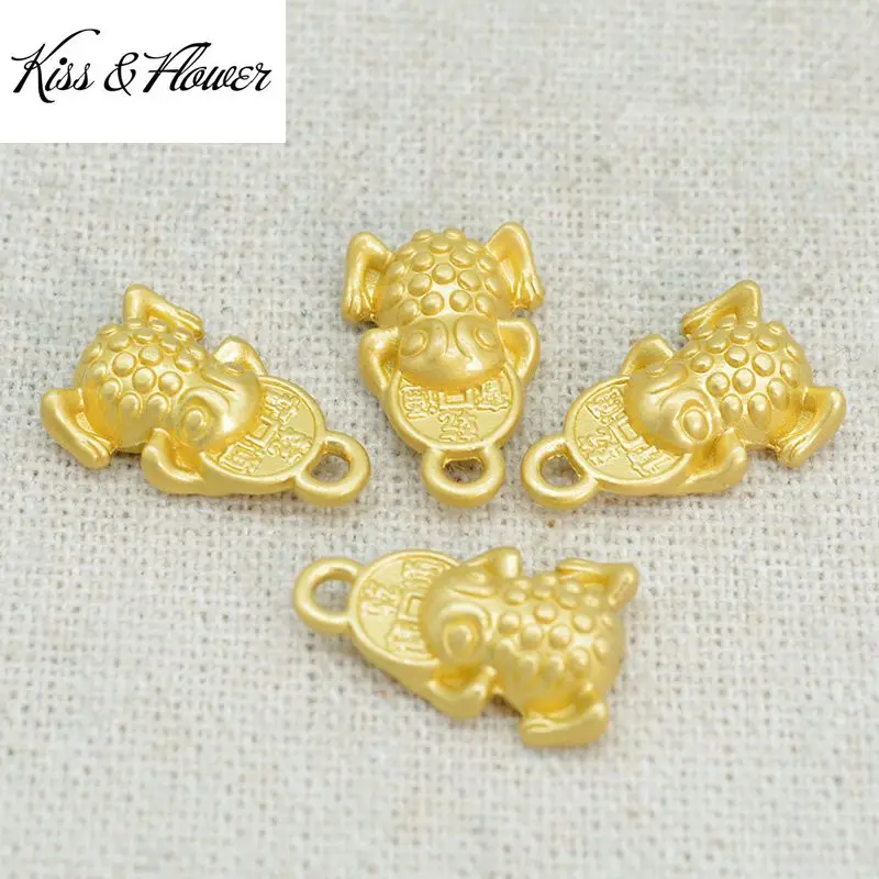 

Аксессуары для самостоятельного изготовления ювелирных изделий KISS & FLOWER AC10, фурнитура, фурнитура, браслет, ожерелье, Жаба, монета, золотой ку...