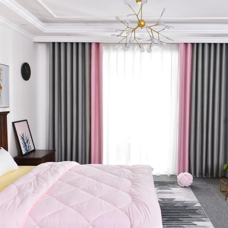 Modern Blackout Curtains for Living Room Bedroom Window Treatment Drapes Solid Finished 1 panel | Дом и сад