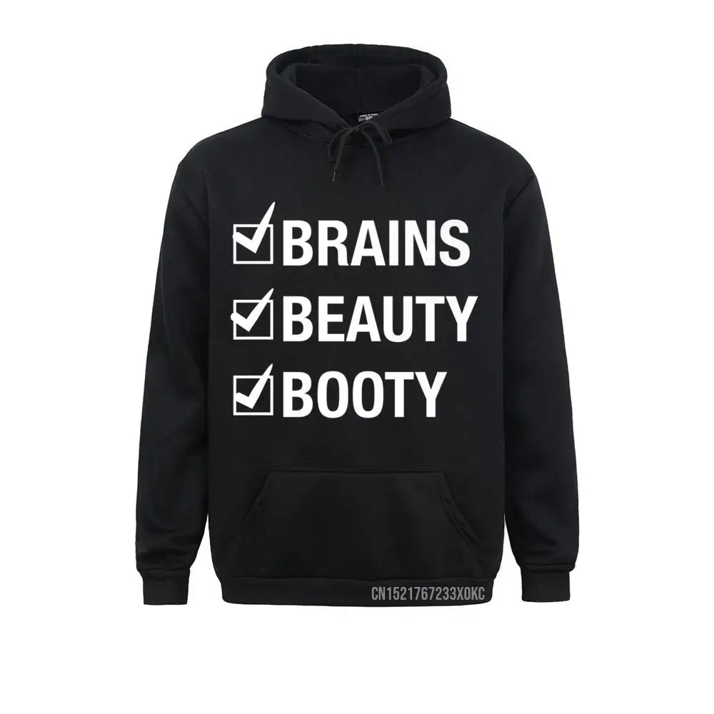 

Brains Beauty Booty Hoodie Group Sweatshirts Designer Women's Hoodies Gift Long Sleeve Clothes