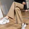Women Chic Office Wear Straight Pants Vintage High Ladies Trousers Baggy Korean 2023 Spring/Summer/Autumn Wide Leg Female 5